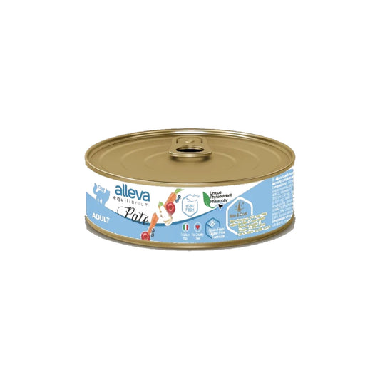Alleva Equilibrium Cat WET PATE Sterilized Salmon 85 g - 12 pezzi